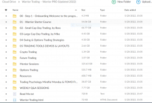 Warrior Pro Trading Course free download
