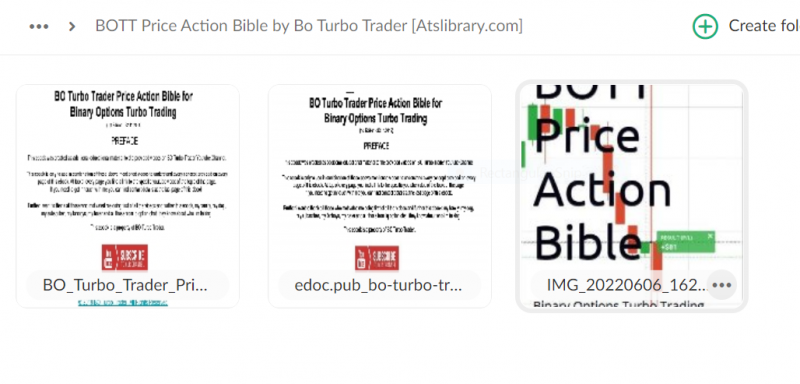 BOTT Price Action Bible by BO Turbo Trader