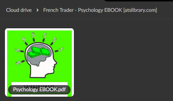 French Trader - Psychology EBOOK