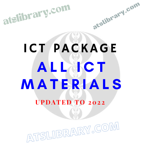 ICT Package – All ICT Materials Updated to 2022