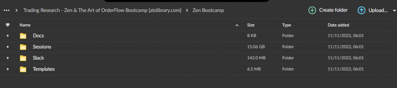 Trading Research – Zen & The Art of OrderFlow Bootcamp
