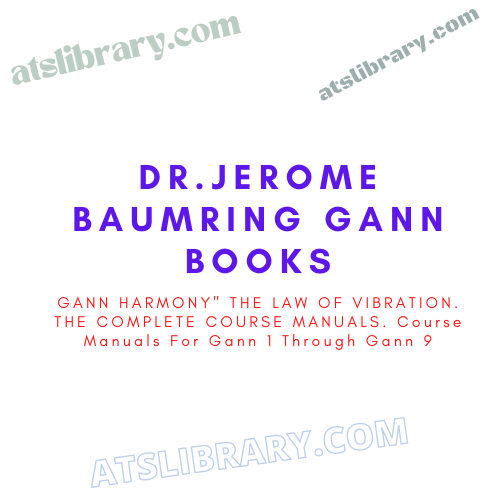 Dr.Jerome Baumring Gann Books