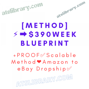 [METHOD] ⚡️➡️$390/Week BLUEPRINT+PROOF|✅Scalable Method|❤️Amazon to eBay Dropship✅