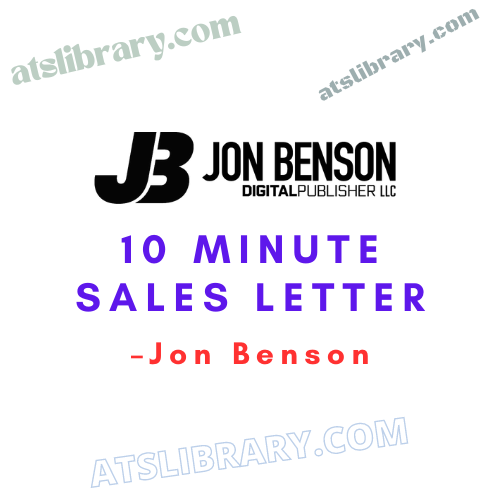 Jon Benson – 10 Minute Sales Letter