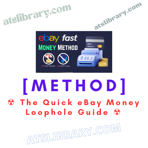 [METHOD] ☢️ The Quick eBay Money Loophole Guide ☢️