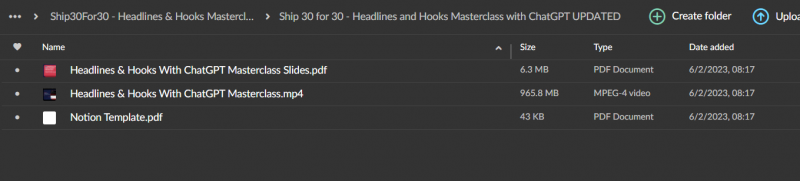 Ship30For30 – Headlines & Hooks Masterclass with ChatGPT UPDATED