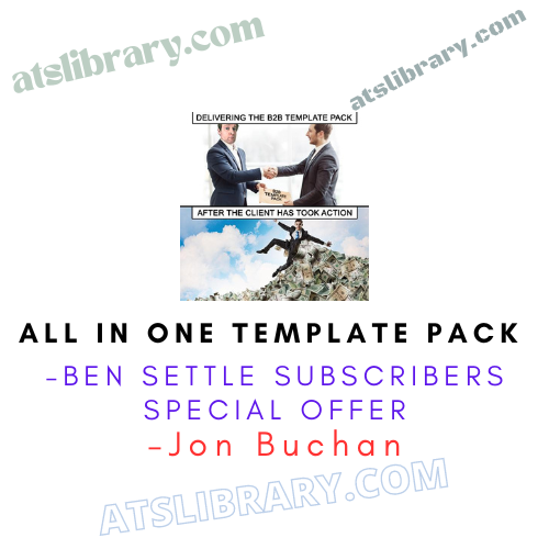 Jon Buchan – All in One Template Pack – Ben Settle Subscribers Special Offer