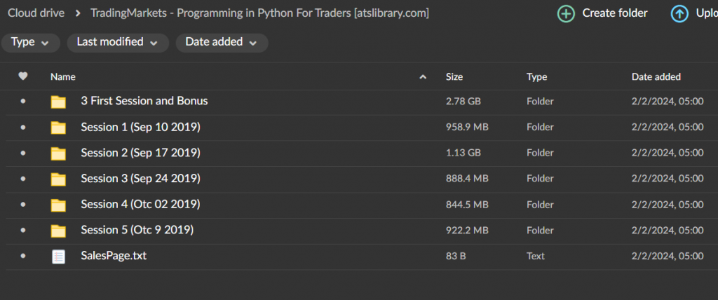 TradingMarkets – Programming in Python For Traders - ATSLibrary.com