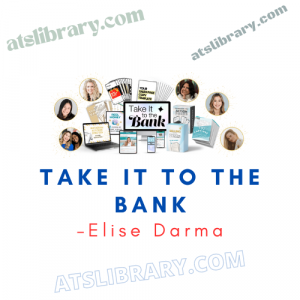 Elise Darma – Take It To The Bank